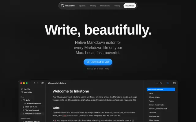 Inkstone preview