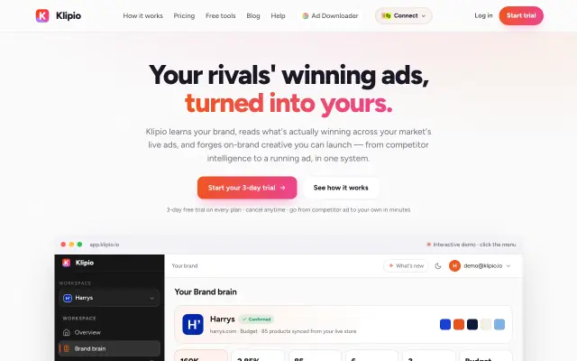 Klipio preview