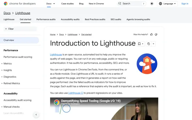 Lighthouse preview