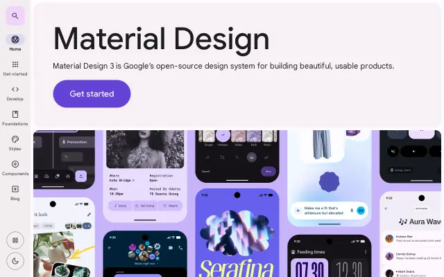 Material Design preview