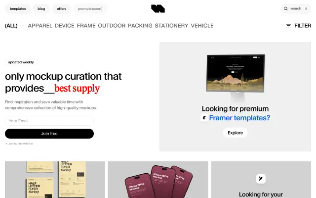 Mockups Digital preview