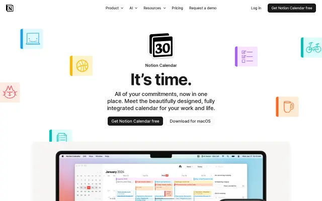 Notion Calendar preview
