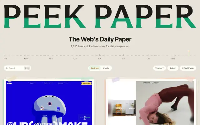 Peek Paper preview