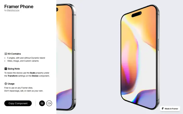 Phone Mockup preview