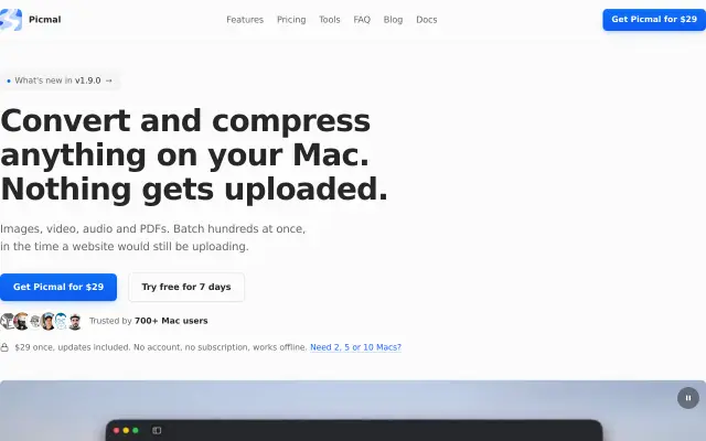 Picmal preview