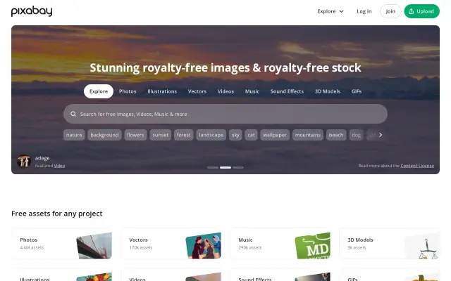 Pixabay preview
