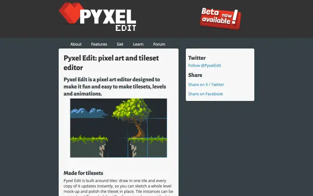 Pyxel Edit preview