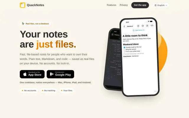 QuackNotes preview