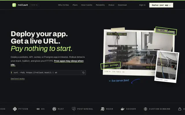 Rollout preview