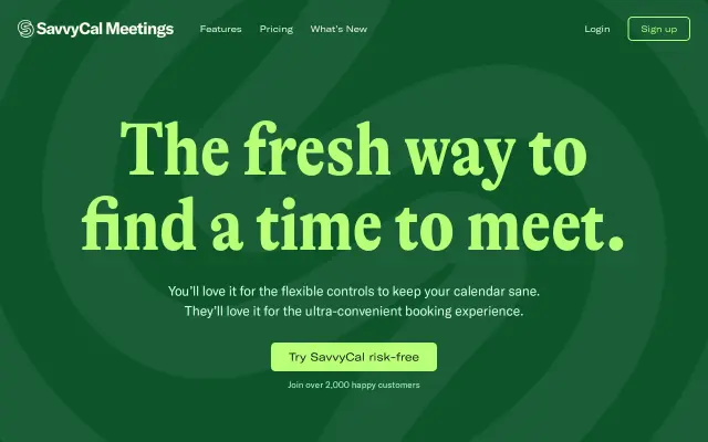 SavvyCal preview
