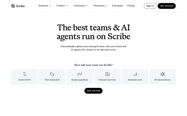 Scribe preview