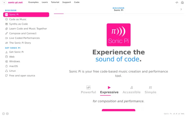 Sonic Pi preview