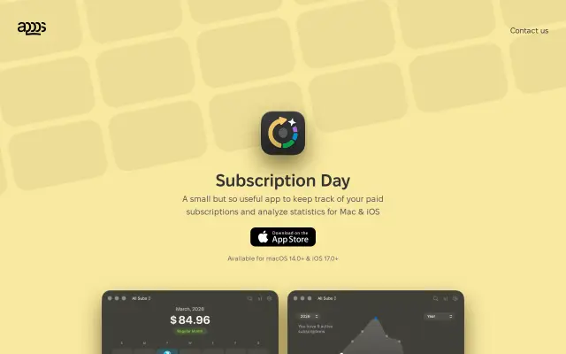 Subscription Day preview