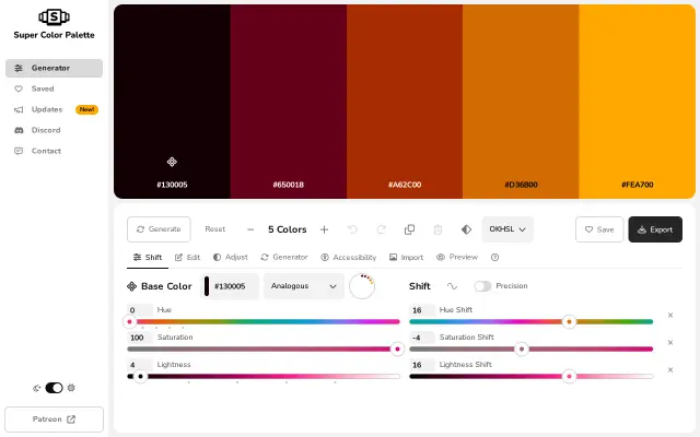 Super Color Palette preview