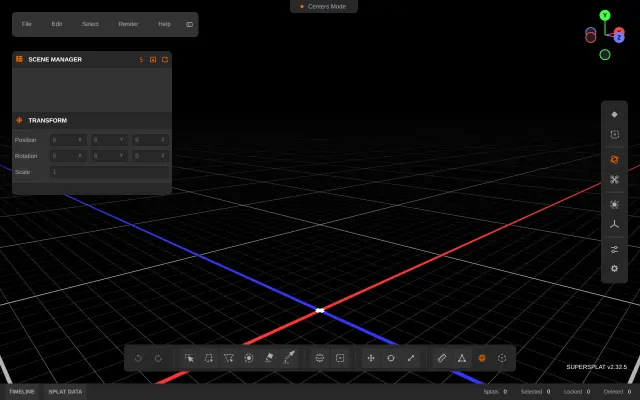 SuperSplat Editor preview