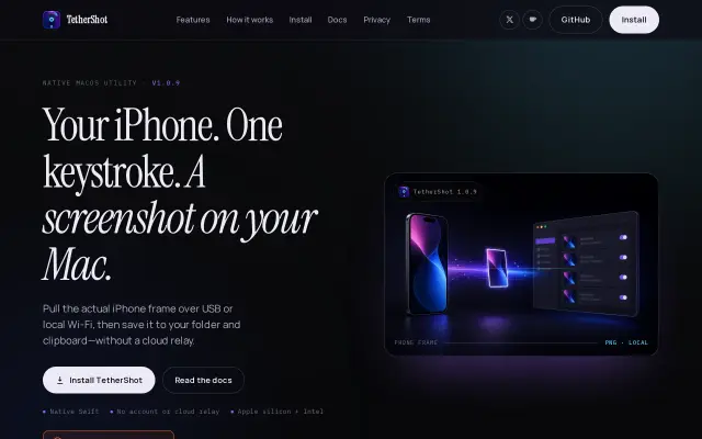 TetherShot preview