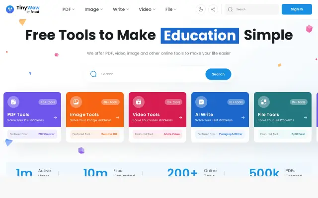 TinyWow preview