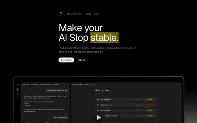 Toolbar preview