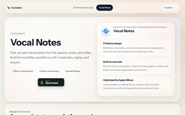 Vocal Notes preview