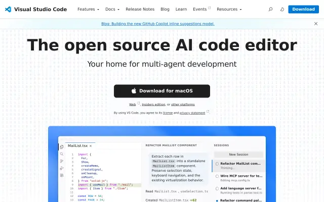 VS Code preview