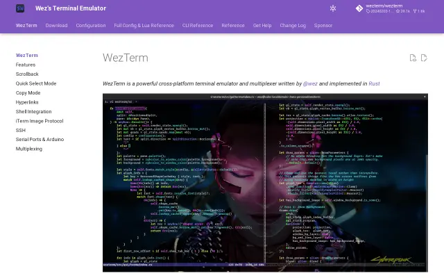 WezTerm preview