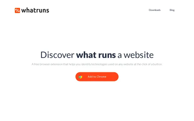 WhatRuns preview
