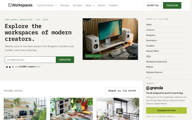 Workspaces preview