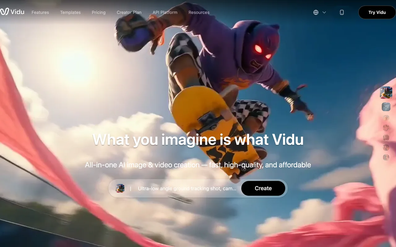 Vidu screenshot
