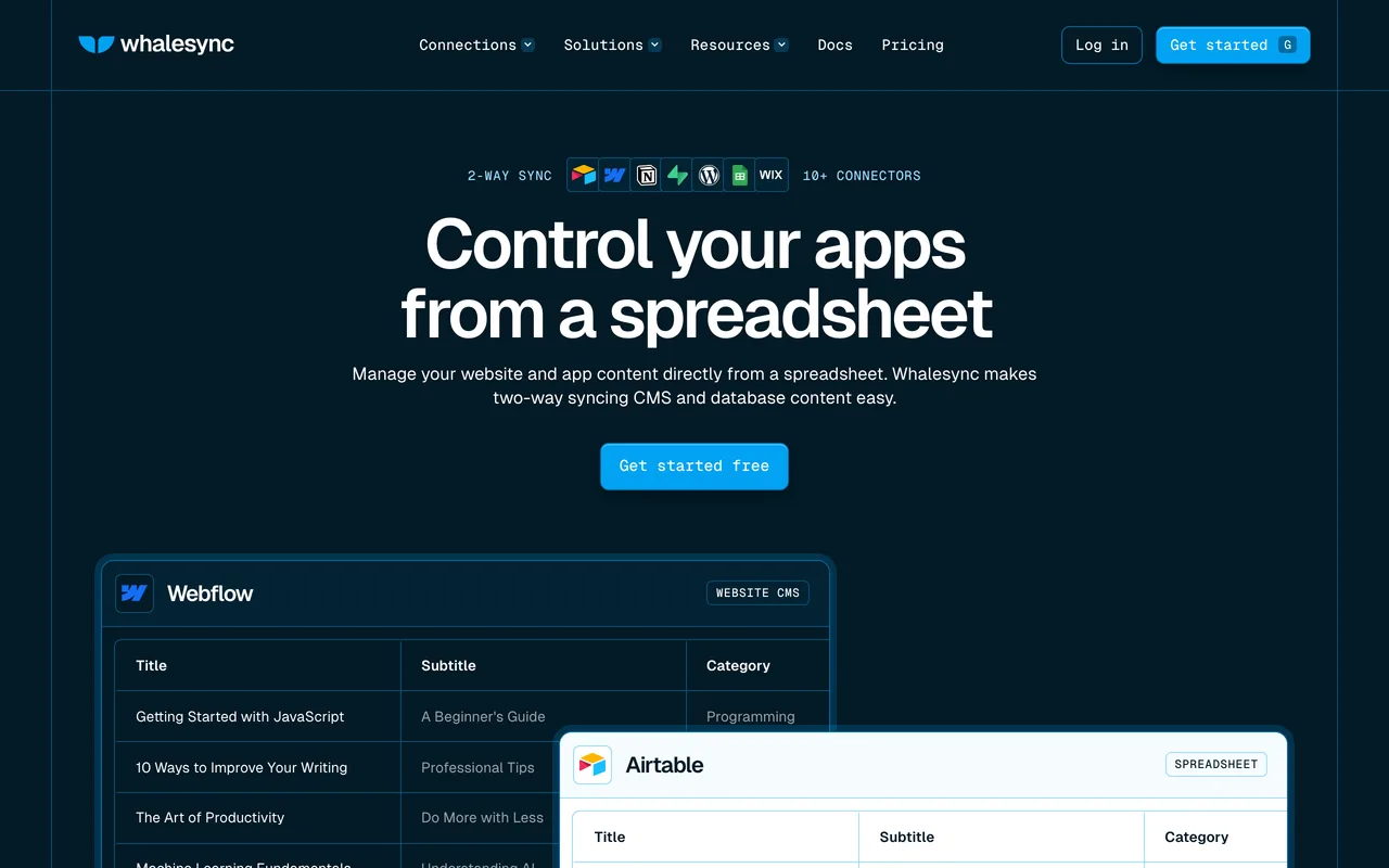 WhaleSync screenshot