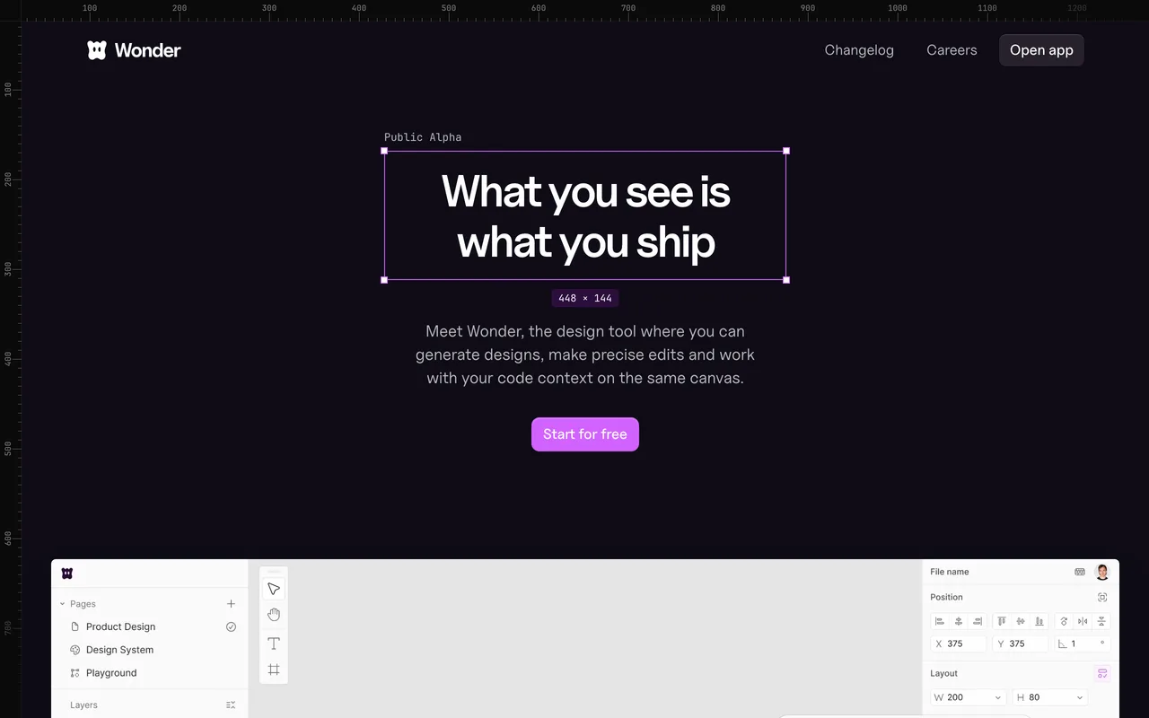 Wonder screenshot